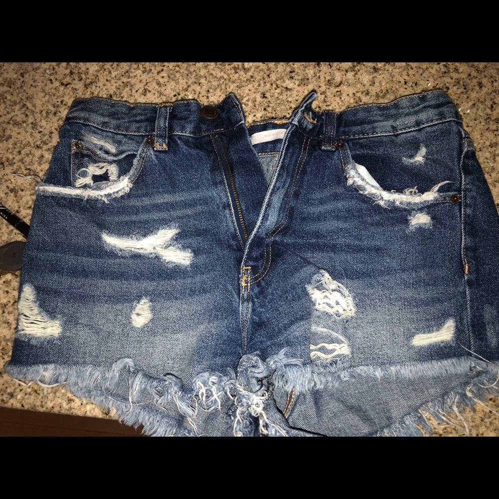 Zara jean shorts, worn once